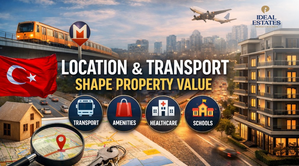 Location and Transport Shape Property Values in Turkey