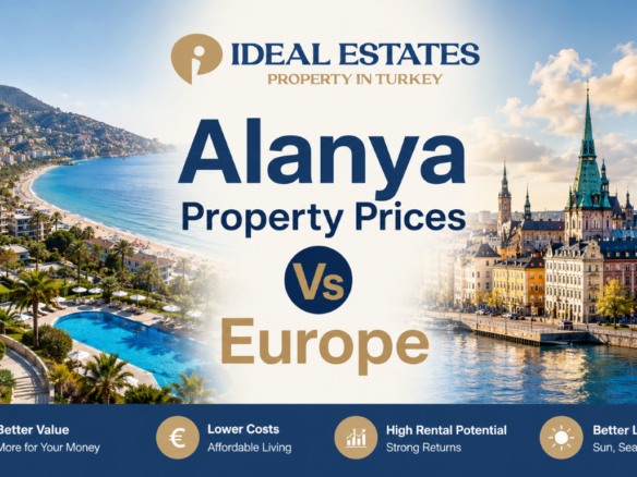 Alanya Property Prices vs Europe